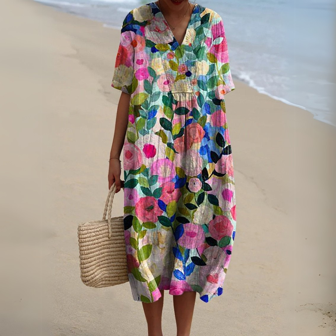 Nicole | Vestido Floral de Verano