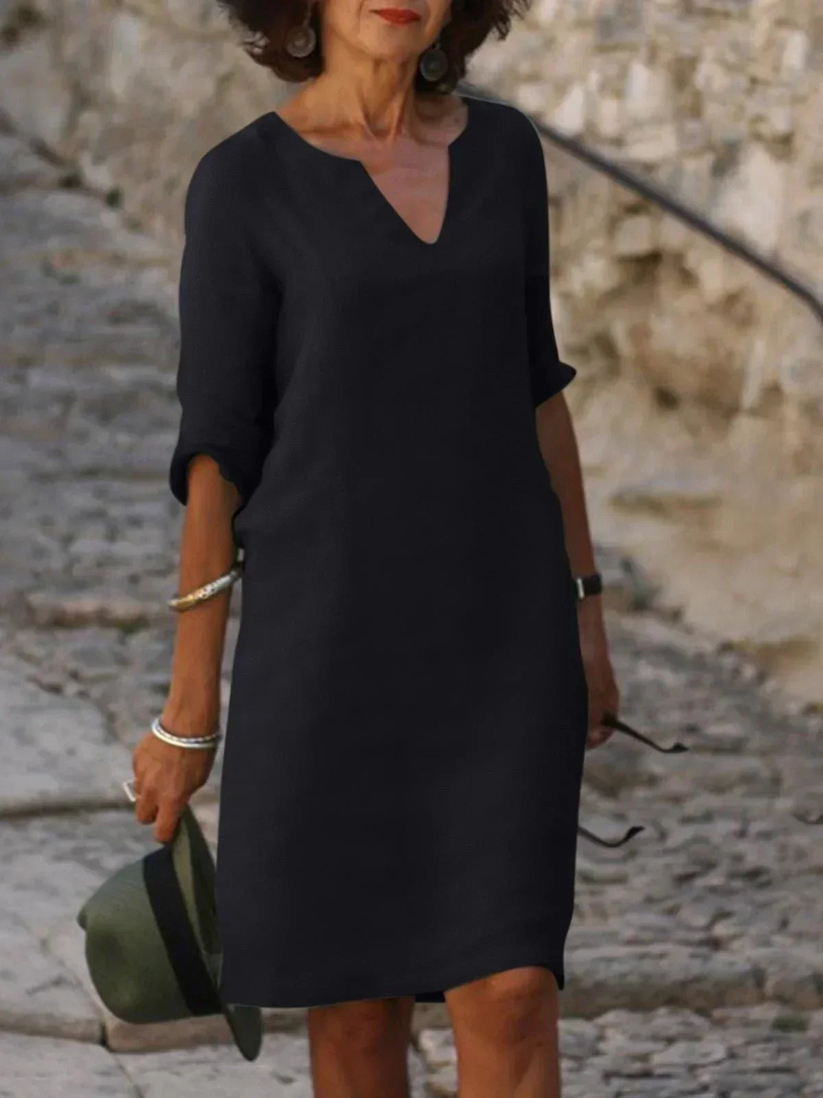 Josefina | Vestido Elegante con Escote en V